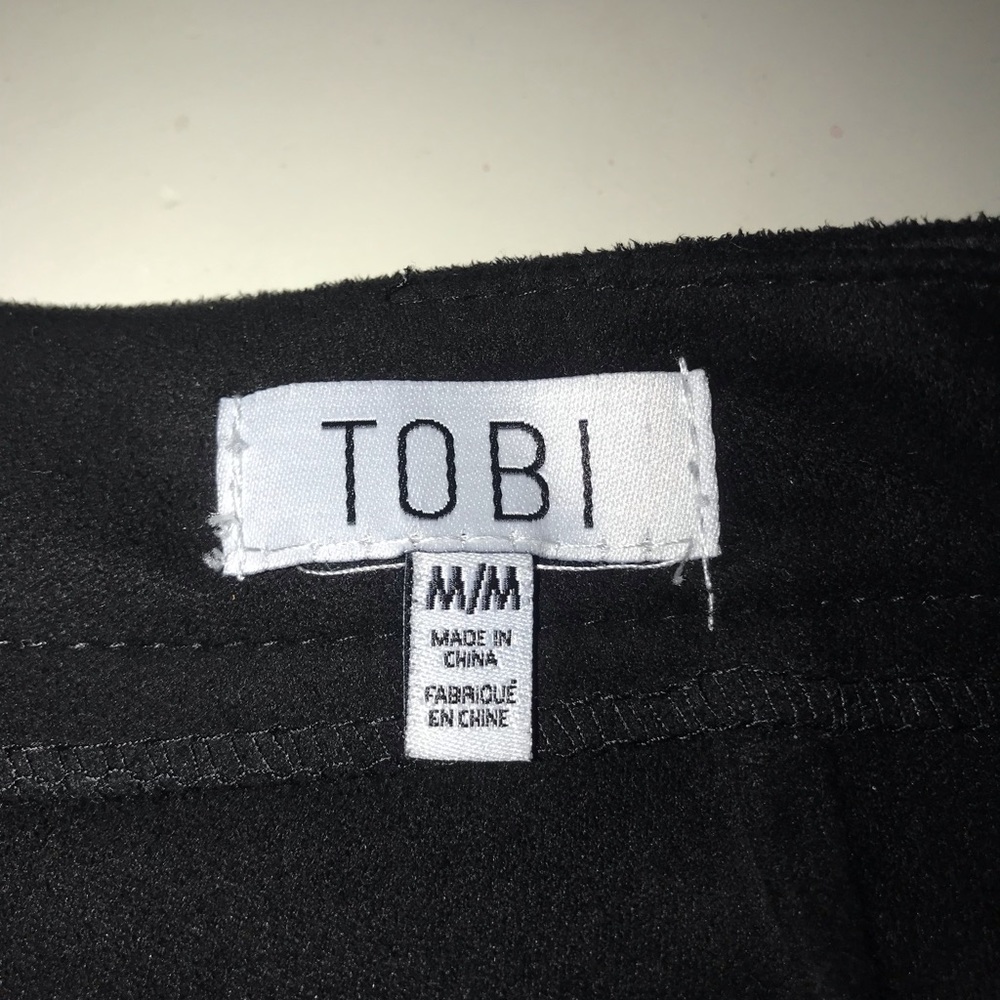 Tobi Suede Lace Up Mini Skirt - Picture 6 of 6